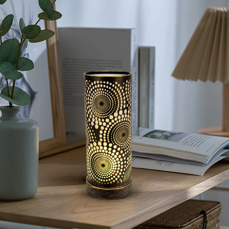 Best seller 6 colors switch control 2800k metal lamp seat aroma oil warmer unique oem candle warmer