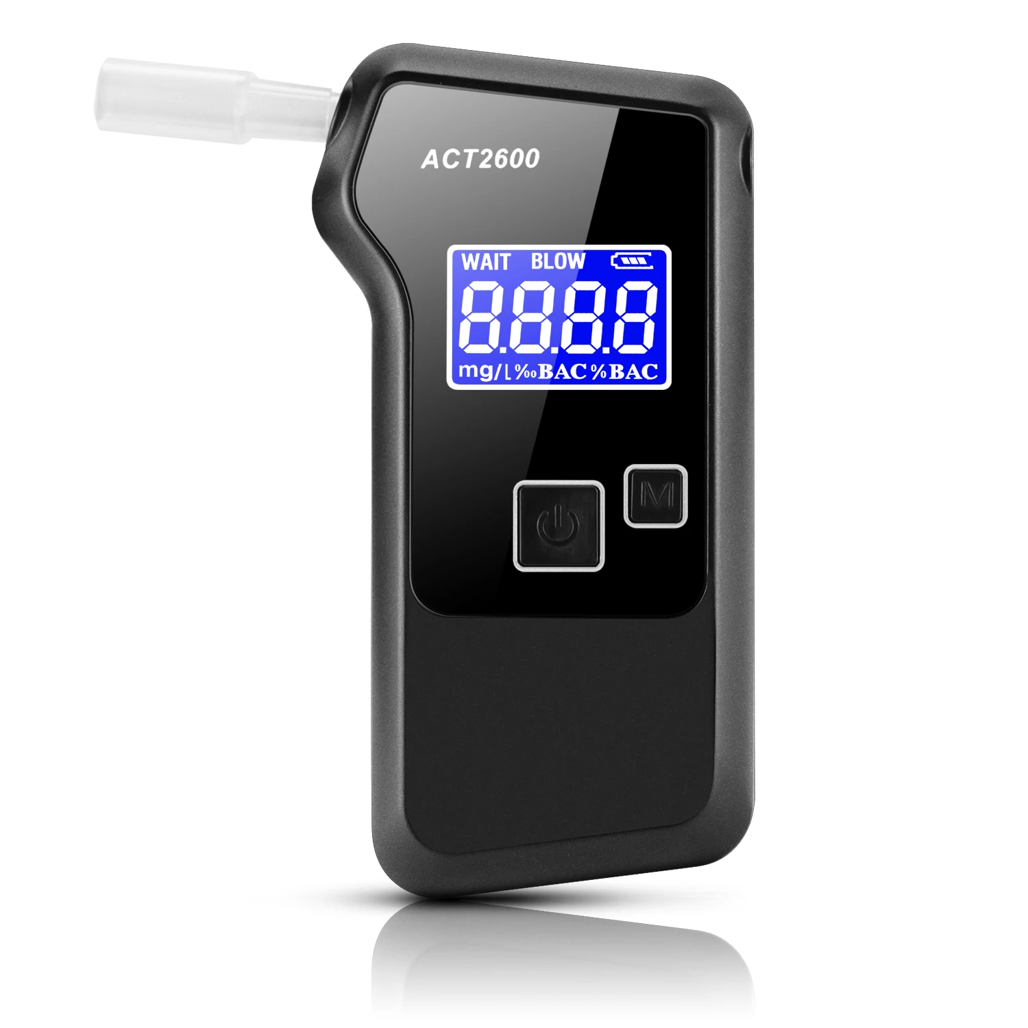 Professional breathalyzer fuel cell sensor alcohol tester blood alcohol content analyzer elctrochemical alcohol detector
