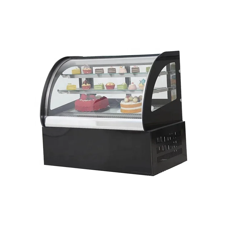 
Cake refrigerator arc glass pastry chocolate cabinet showcase cooler air cooling vertical counter cake display fridge chiller 