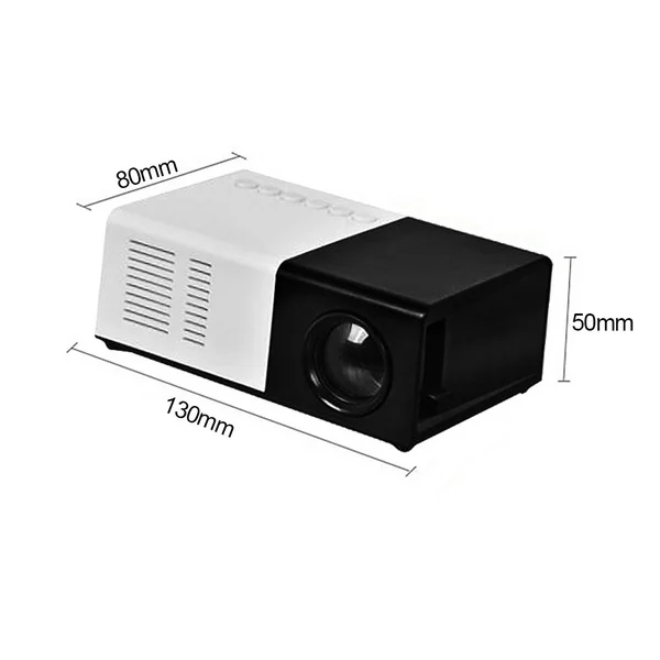 
2021 new drop shipping J9 LED Portable Pocket Mini Projector Home Media Movie Player Support 1080P HDMI-compatible/USB/AV/CVBS 