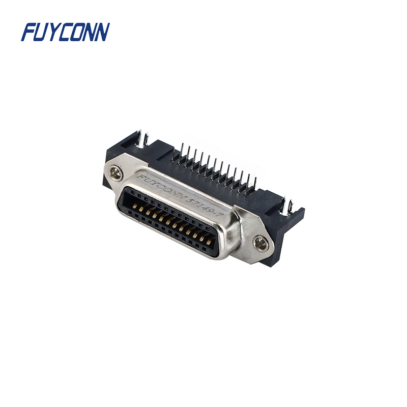 57LE DDK 24pin Lower Profile connector with Board Lock, Right Angle PCB Female 24pin Champ Centronic Connector