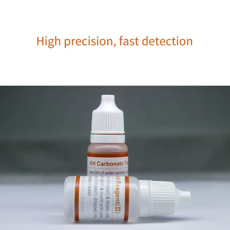 10 мл бутылка для проверки KH карбоната твердость содержание внутри воды KH карбонатные капли