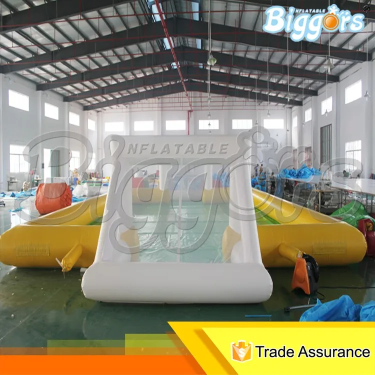 Inflatable Soccer Pitch Soapy Playground Stadium Inflatable Football Court