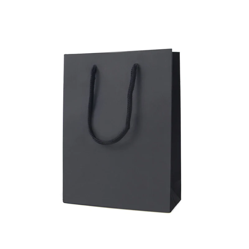 Hanhong multi-color can be customized luxury cardboard jewelry packaging bag, kraft paper gift bag