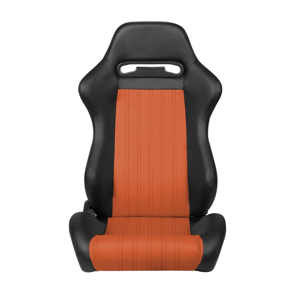 Adjustable Car Bucket Seats Universal Seat With PVC Leather Use For Car Simulator Racing Seat