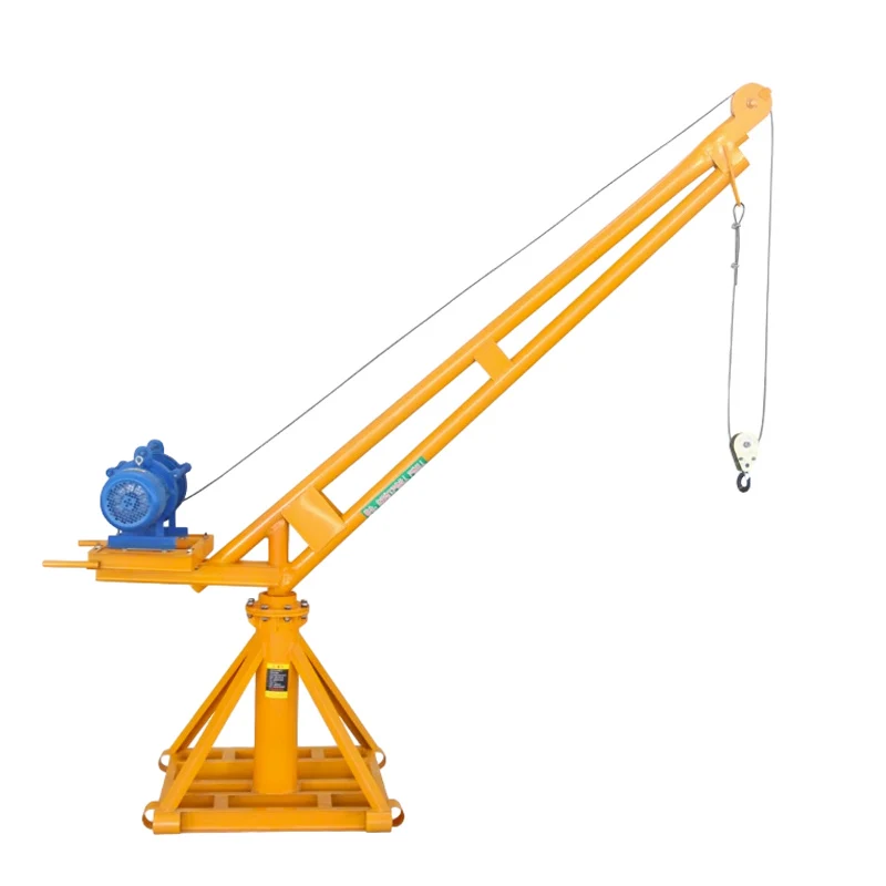 Construction Building Material Lifting Machine Mini Wire Rope Pulling Hoist Small Crane
