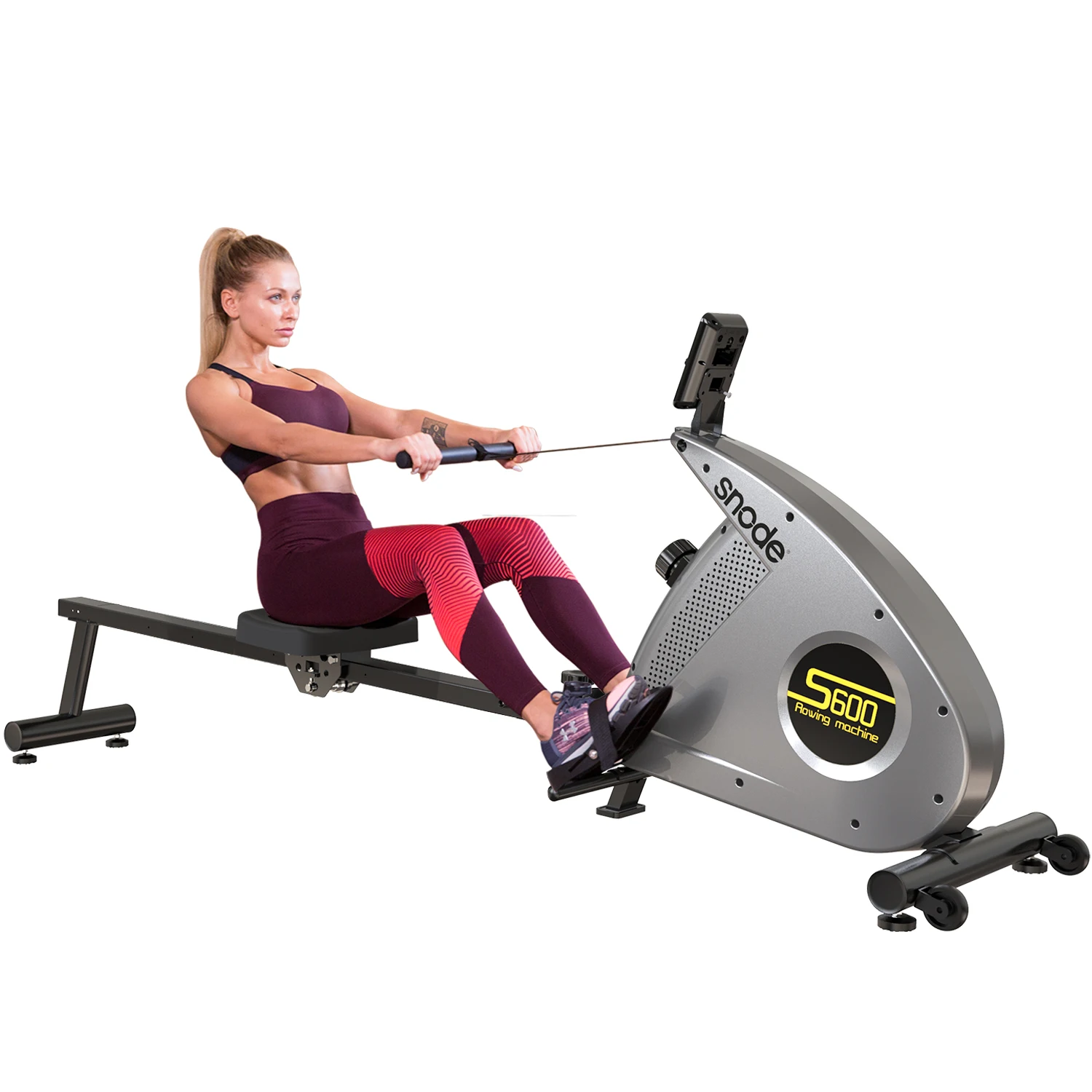 snode s600 factory supply commercial gym equipment rowing machine 1-16levels resistance