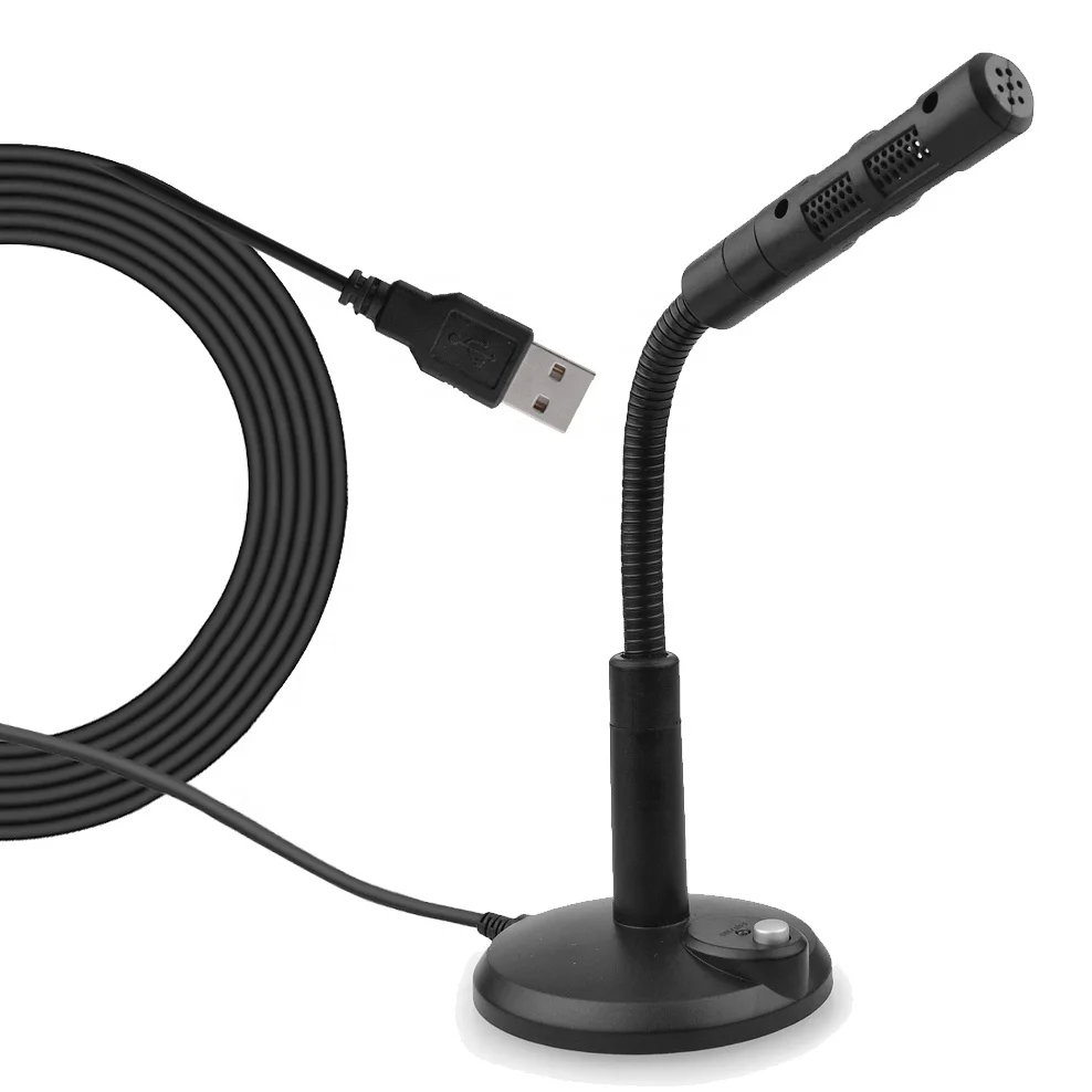 
USB-4 Usb Desktop Microphone Gooseneck Microphone Microfonos 