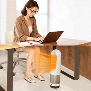 Cool and Heat Bladeless Tower Fan ceramic heater electric fan home appliances cheap Portable