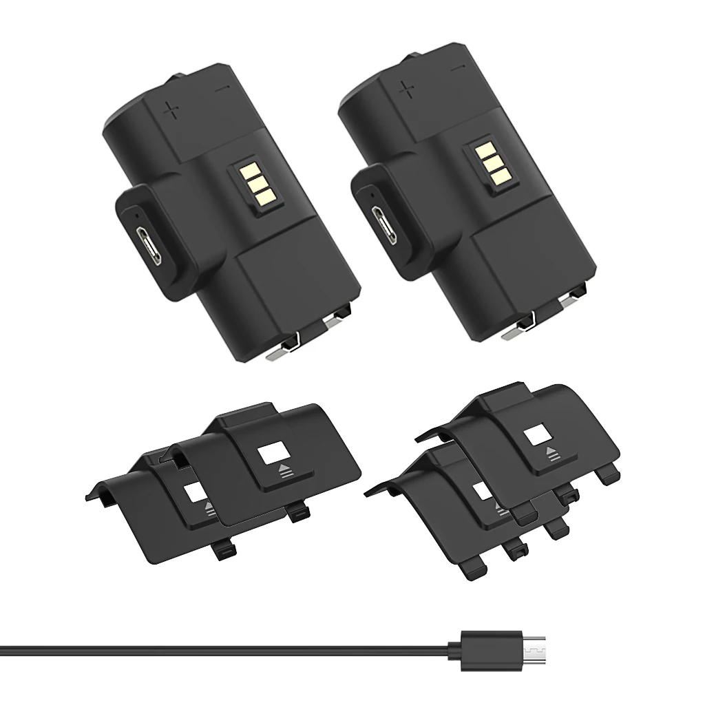 New Battery Pack For Xbox One And Xbox Series X Wireless Controller With Cover Cases
