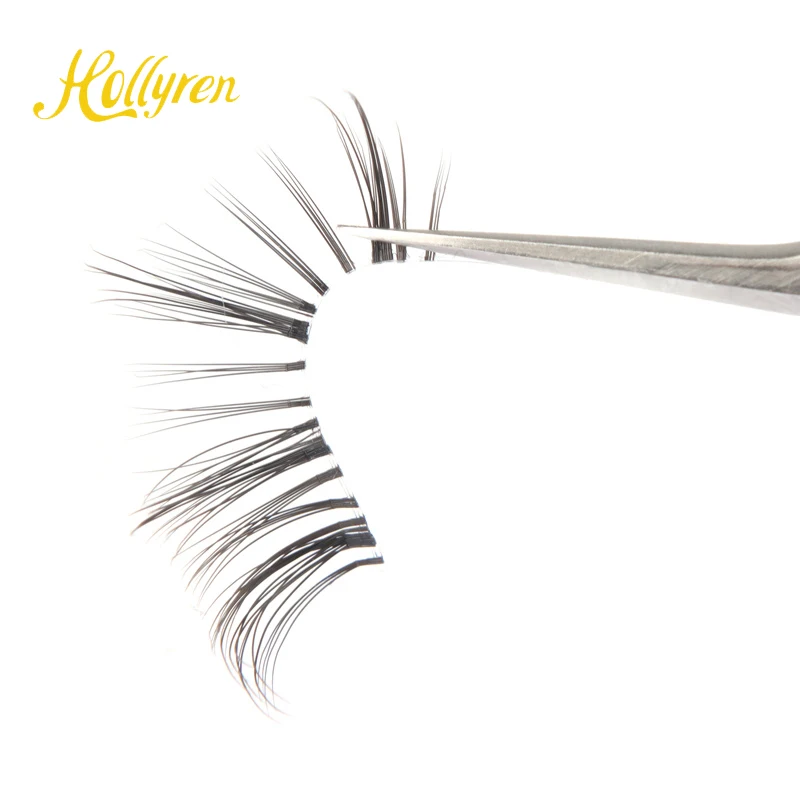 New products DIY cluster Segmented super soft flexible band 3D Faux Mink Eyelashes Customized diy segment lash glue