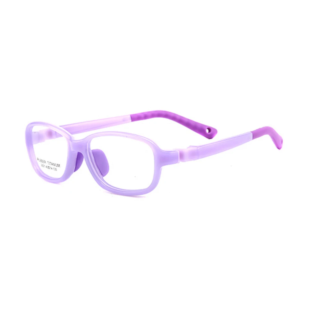 High Quality Colored Pink TR90 Prescription Eye Glasses Girls Kids Specs Flexible Acetate Optical Frames for Children