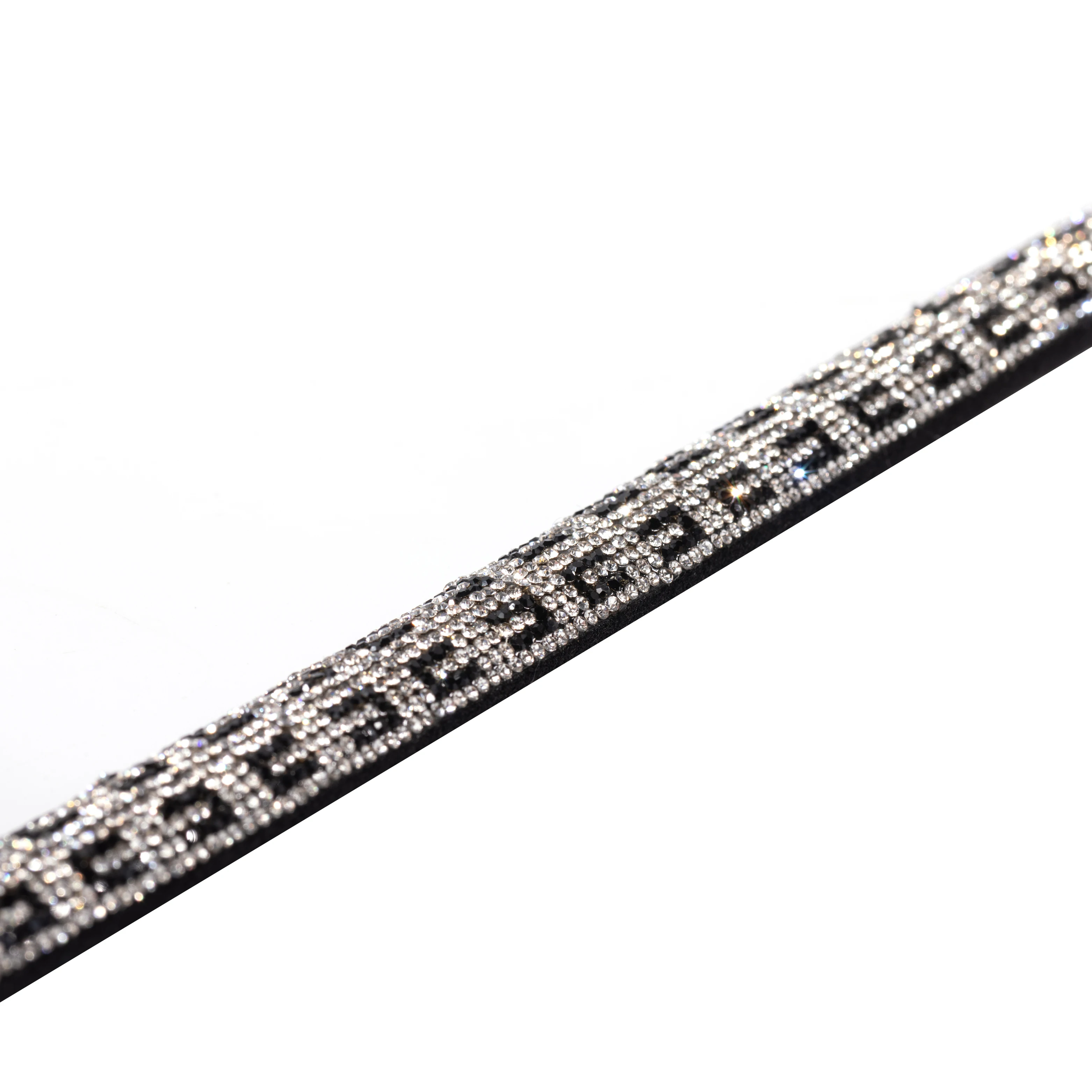 Pearl Crystal Rhinestone Rope Glitter Crystal Decorated Strip Shoe Accessories