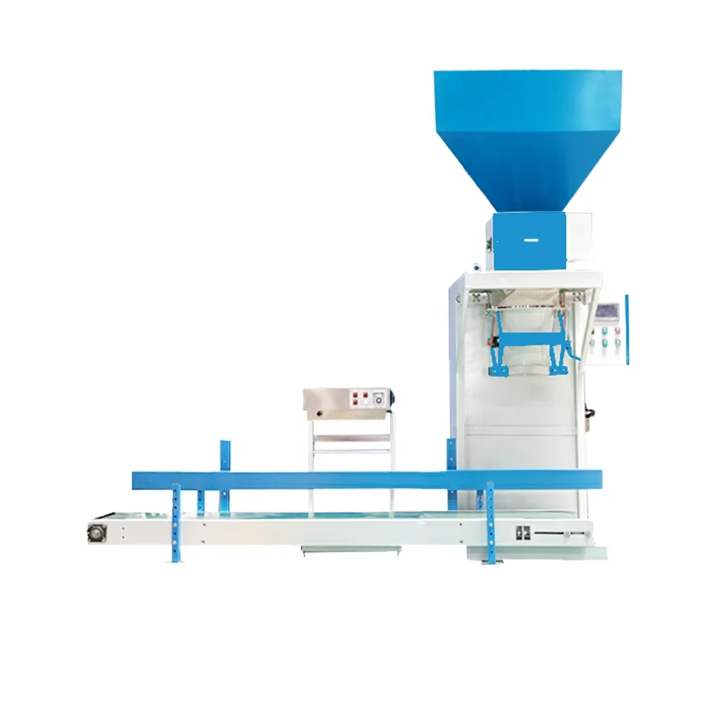 5kg 15kg 25kg 50kg packing machine bagger with automatic sewing system fertilizer rice pellet packaging machine