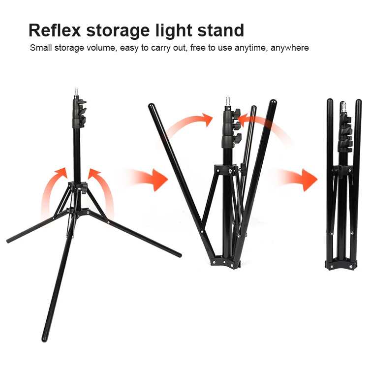 190Cmm Mobile Phone Live Stand Fill Light Microphone Phone Bracket Floor Tripod Light Stand Photography Light Stand