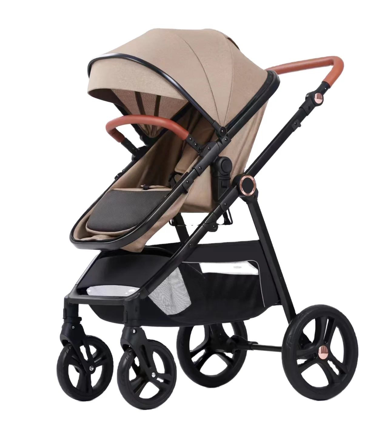 Premium stroller customized  3 in 1 pushchairs simple baby buggy removable 2 in 1 carriage from China