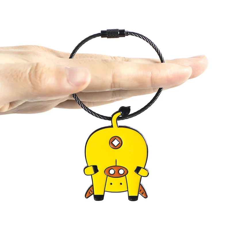 Bamen Ouch 5 мультяшных животных металлический новый автомобильный брелок рюкзак кулон высококачественный подарок для женщин