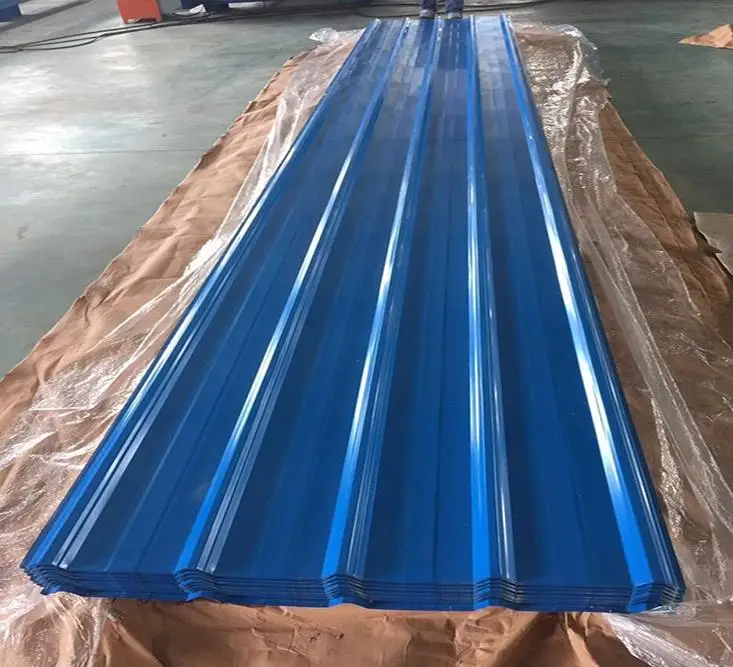 High quality galvanized colour coated corrugated steel roofing sheet metal tin roofing print