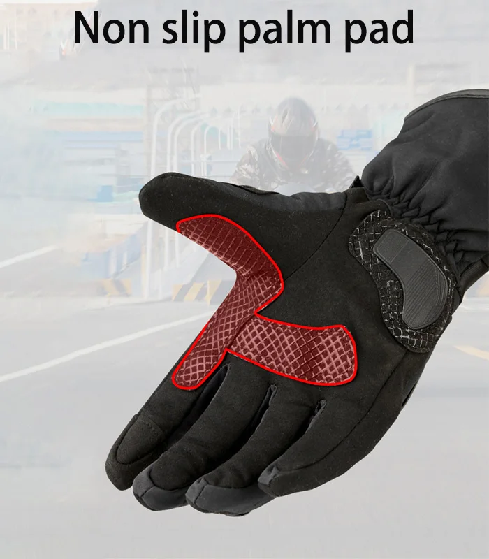 Madmotor Motorcycle Rider Anti-fall Thickening and fleece Full Finger Wear-resistant universal winter motorcycle gloves MT-56