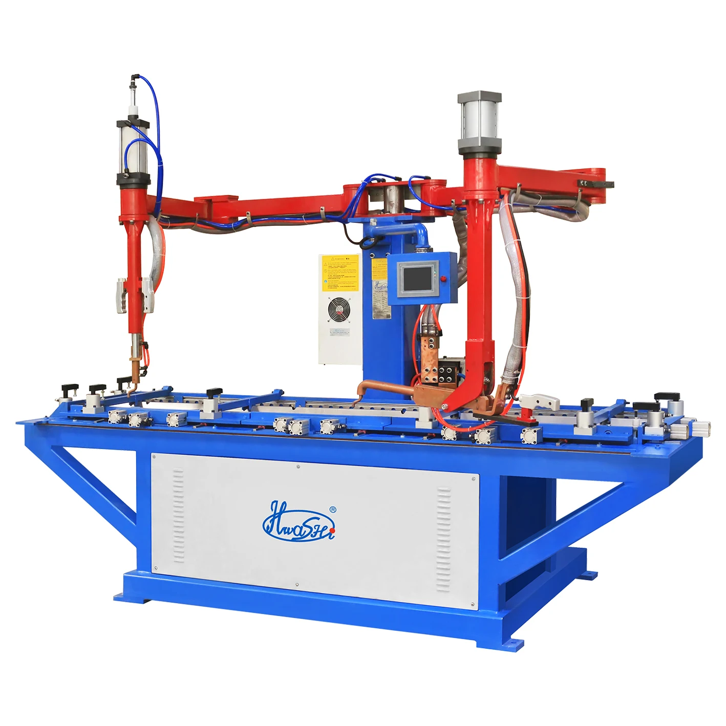 HWASHI New Design Crank Arm Mobile Metal Plate/Sheet Welder Crank Type Metal Sheet Automated Welding Solution by hand