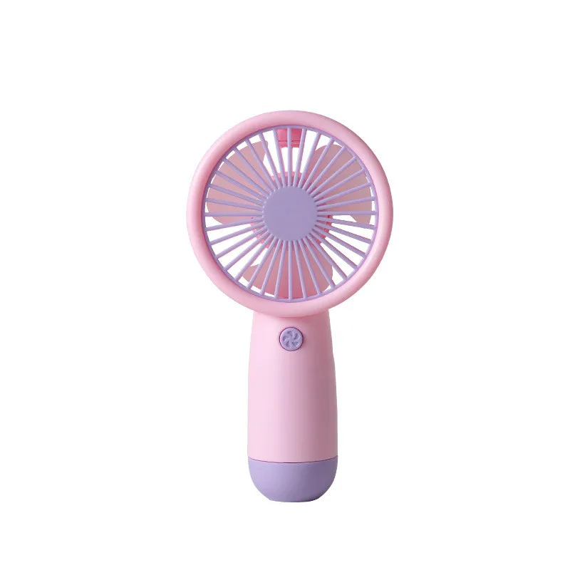 Mini Hand-held Fan Cute Quiet Large Wind Fan Student Rechargeable Portable Student Office Cute Small Cooling USB Charging Fan