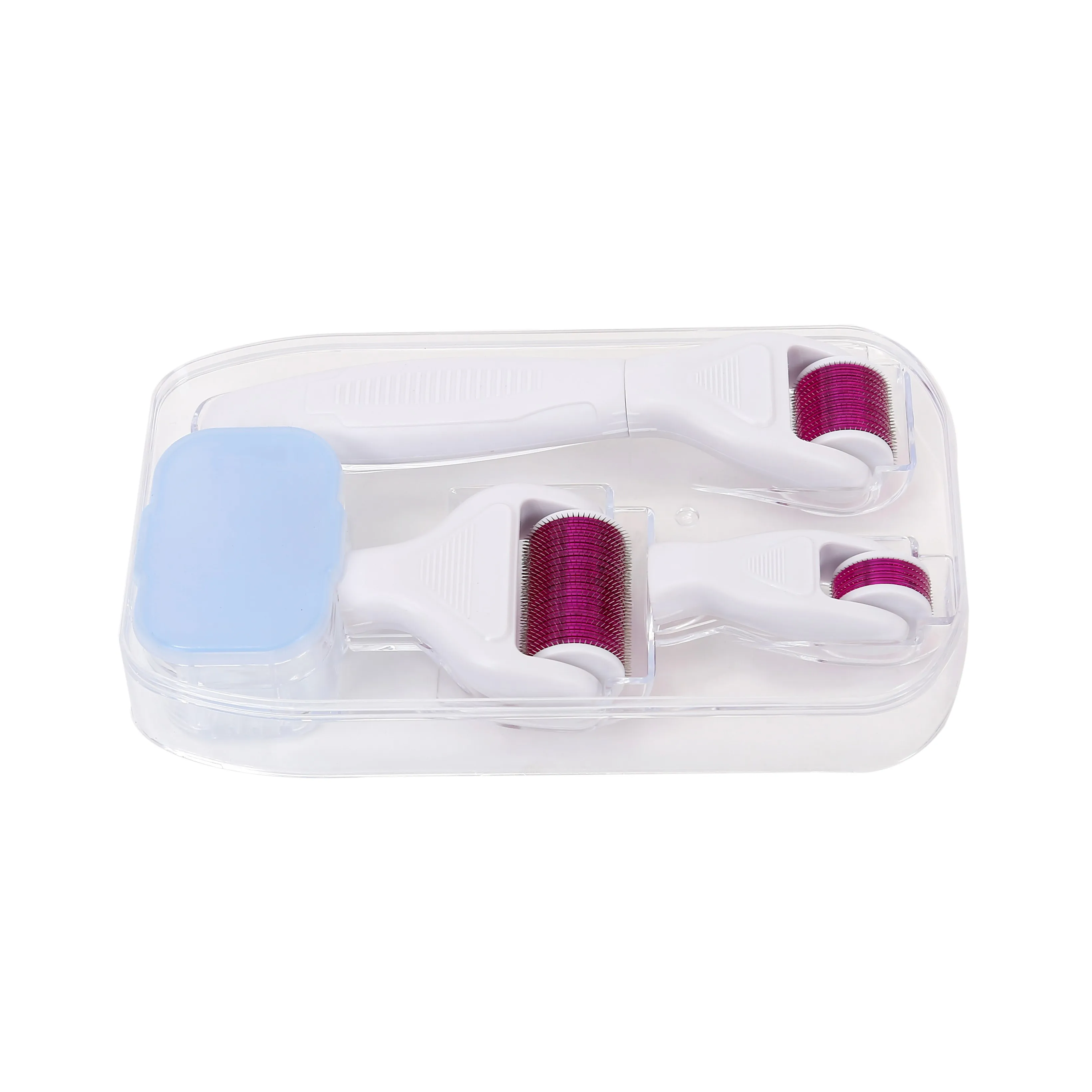 Beauty Massage 1200/720/300 Needles Skin Facial Care 4 in 1 Micro Needle Derma Roller