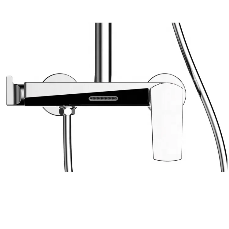 Yile new design high quality brass bath shower faucet with shower head