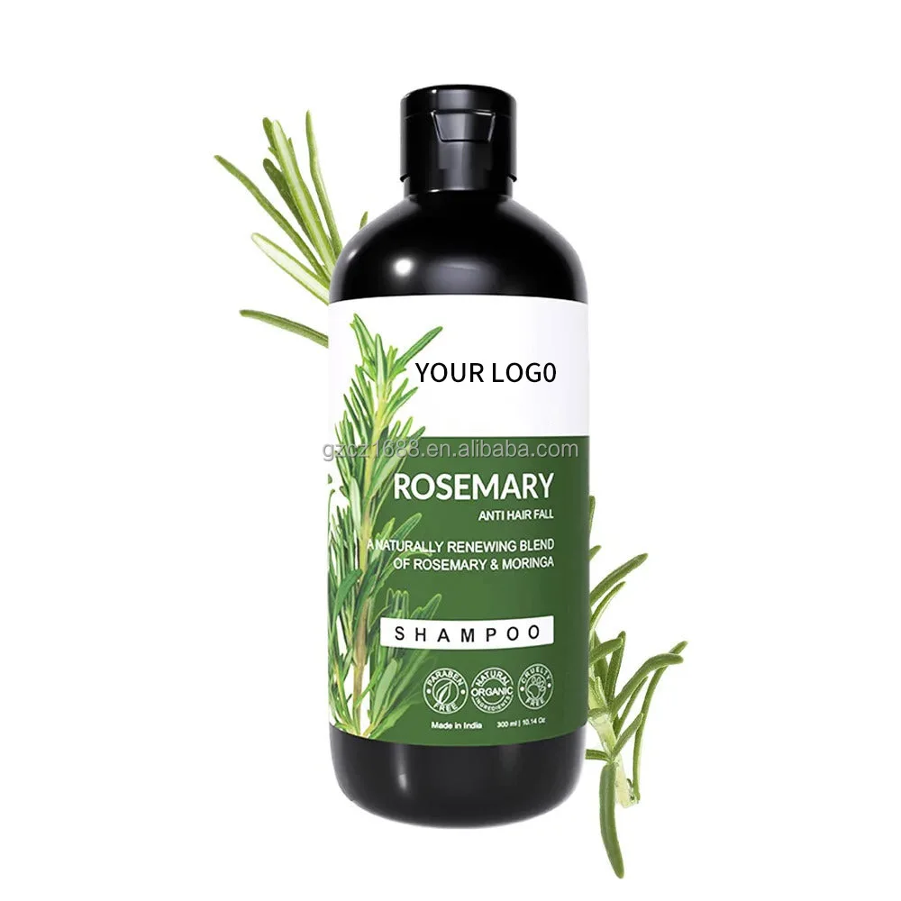Organic Rosemary Mint Hair Wash Shampoo Volumizing Moisturizing Deep Cleansing Anti-Dandruff Rosemary Shampoo