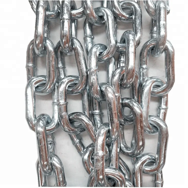 DIN766 DIN763 steel link chain