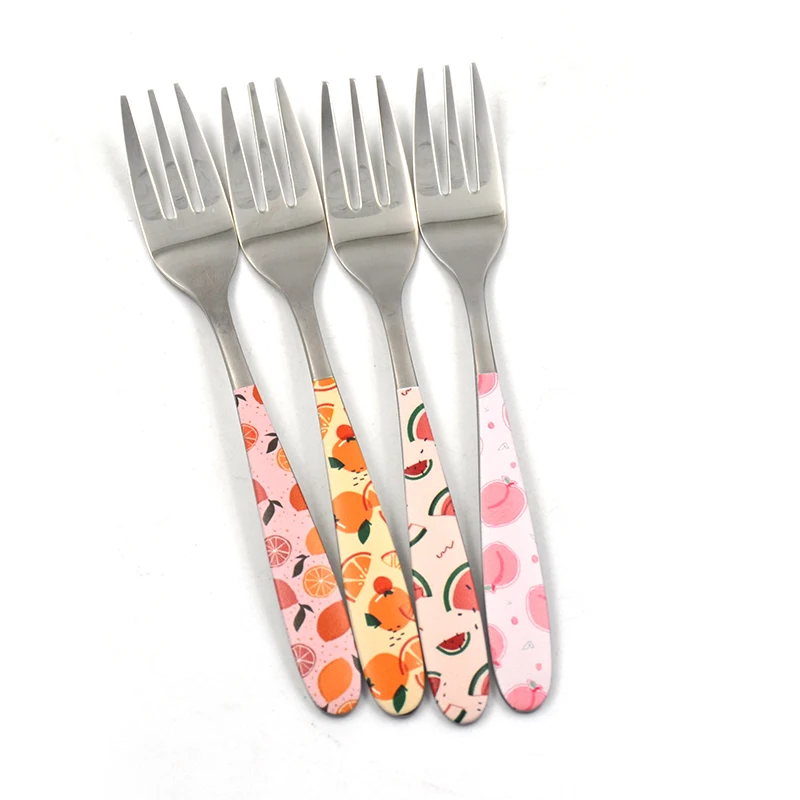 Stainless Steel Fork Salad Fork Customized Printing Fork