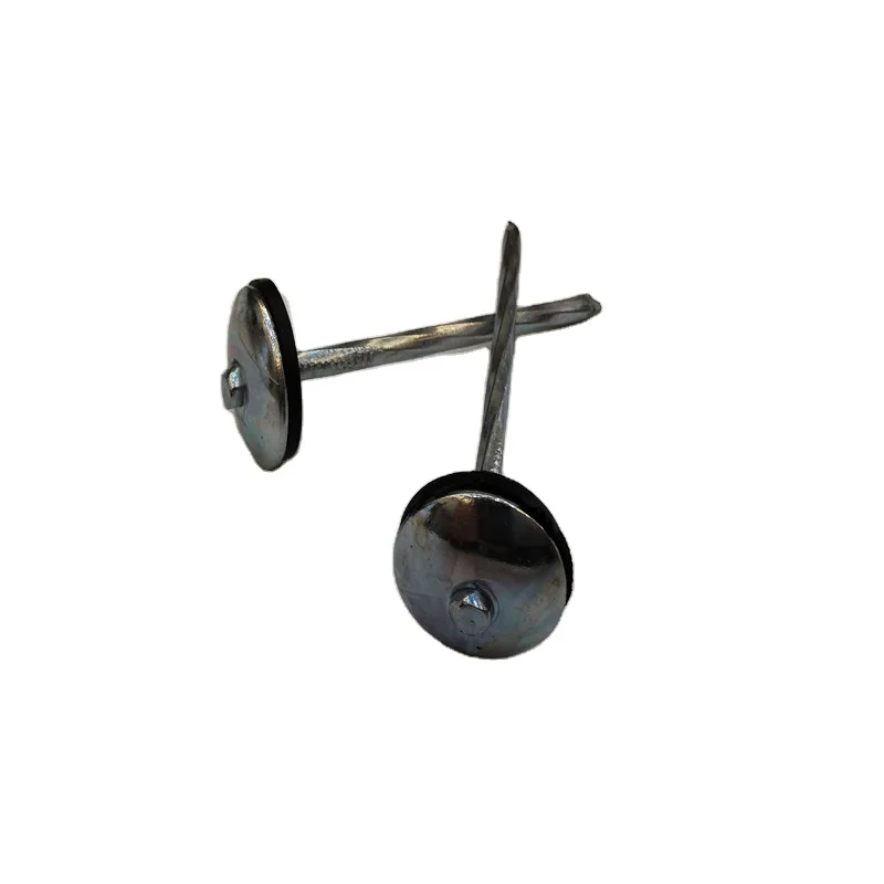 High quality hot selling zinc coated umbrella head roofing nails with washer