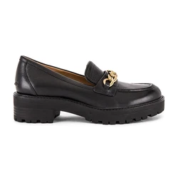 Professional custom new arrival new product girls cow leather loafers shoes