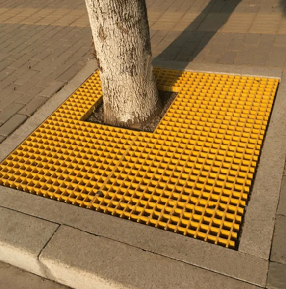 Frp plastic bar grating/fiberglass frp plastic grid grating platform