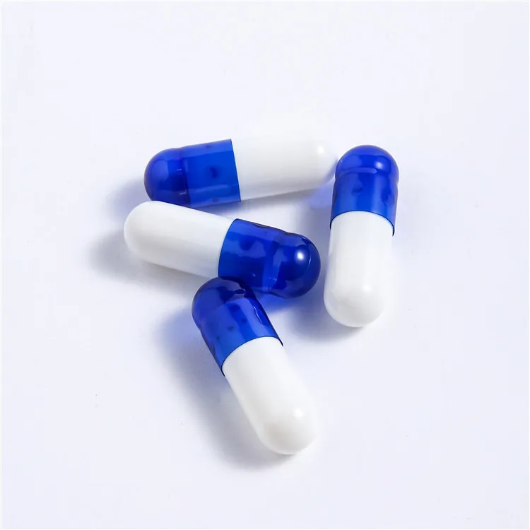 Qualified multicolor hot sale halal gelatin pill shell empty capsules for medical