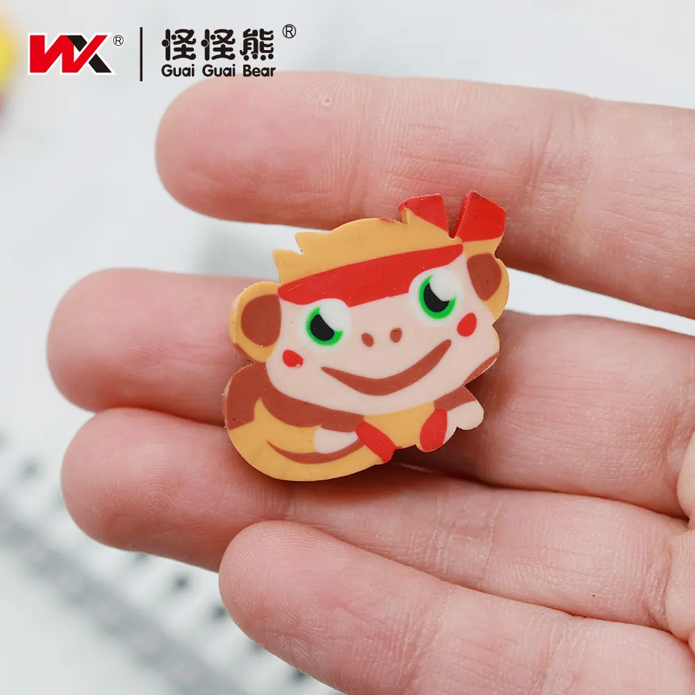 2D cartoon eraser Animal eraser Dolphin Whale Color colored erasear for kids student supplies factory low price promotion