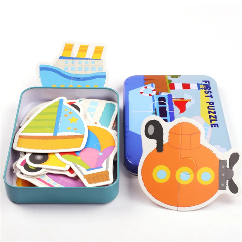 2021 Cheap Puzzle Educational Children Wooden Jigsaw Animal Puzzle Kids Toy Puzzle Games Play DIY Toy,educational Toy Wood