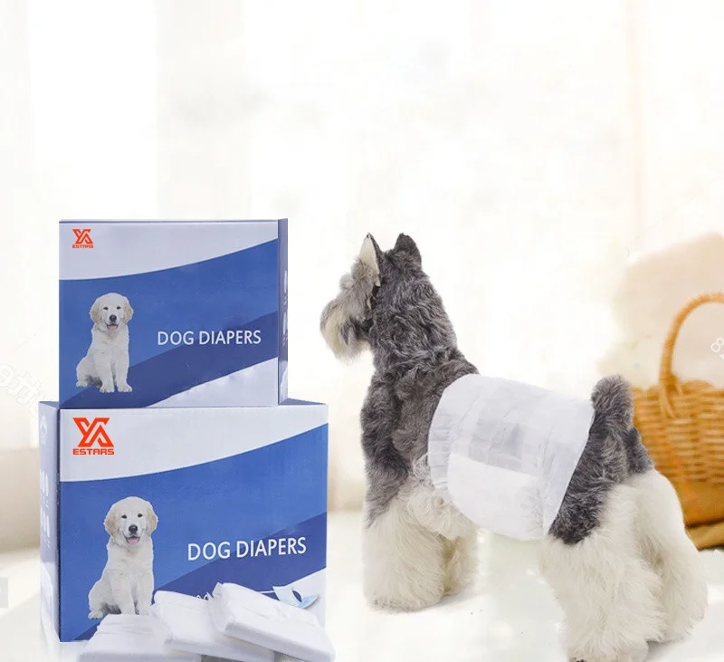 Super Absorbent Soft Female Male Dog Disposable Diapers For Dog Cat Pet