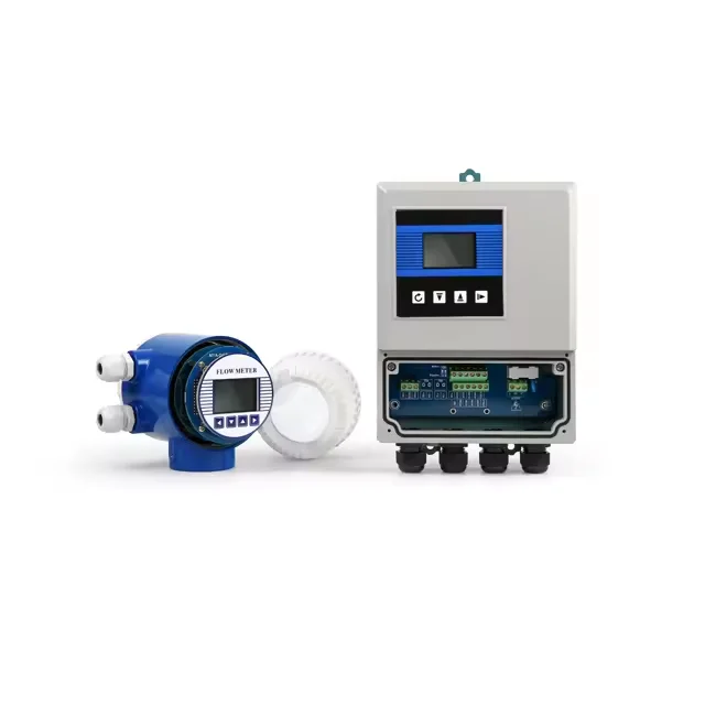 Taijia flow meter high pressure electromagnetic type insertion flowmeter magnetic Converter