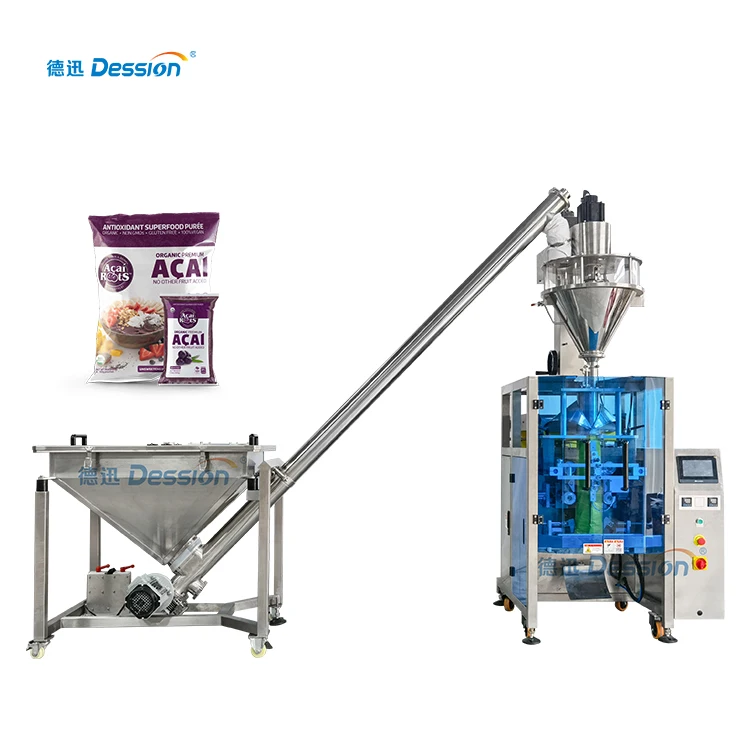 Acai berry powder packing machine automatic powder bag mixer and packing machine