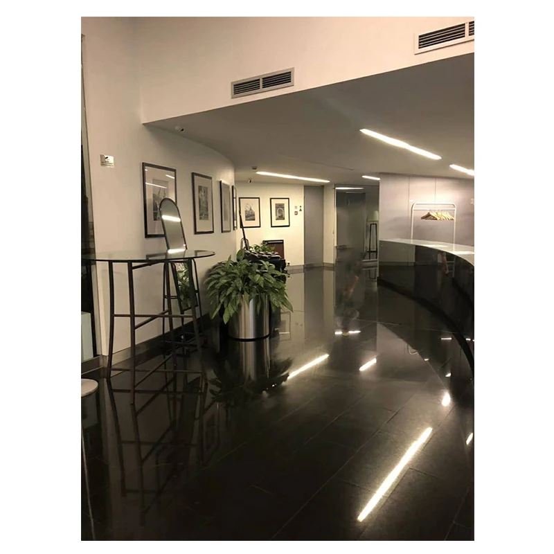 Luxury Chinese Absolute Black Jade Marble Stone Slab For Interior Floor Tiles Wall Panel Design