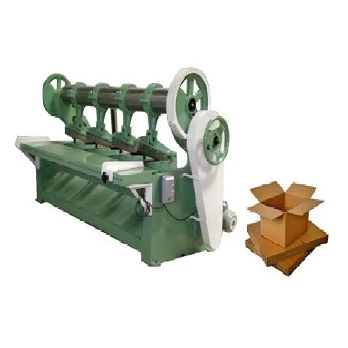 Corrugated Cardboard Carton Box Eccentric Slotter /Slotting and corner cutting Machine