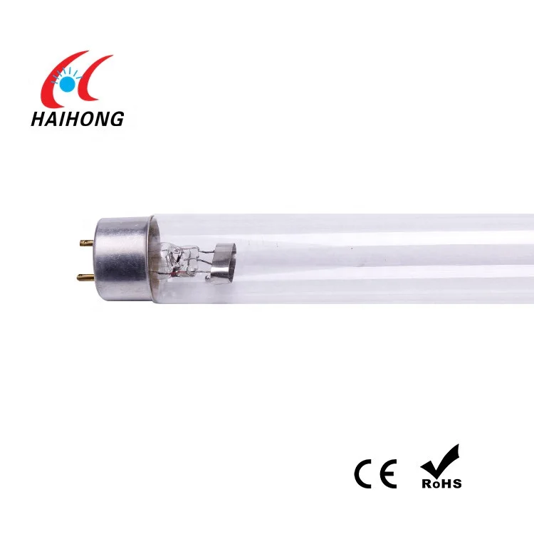 T8 10W 15W 20W 30W 40W  G13 Quartz UV germicidal ultraviolet lamp without ozone 254nm lighting