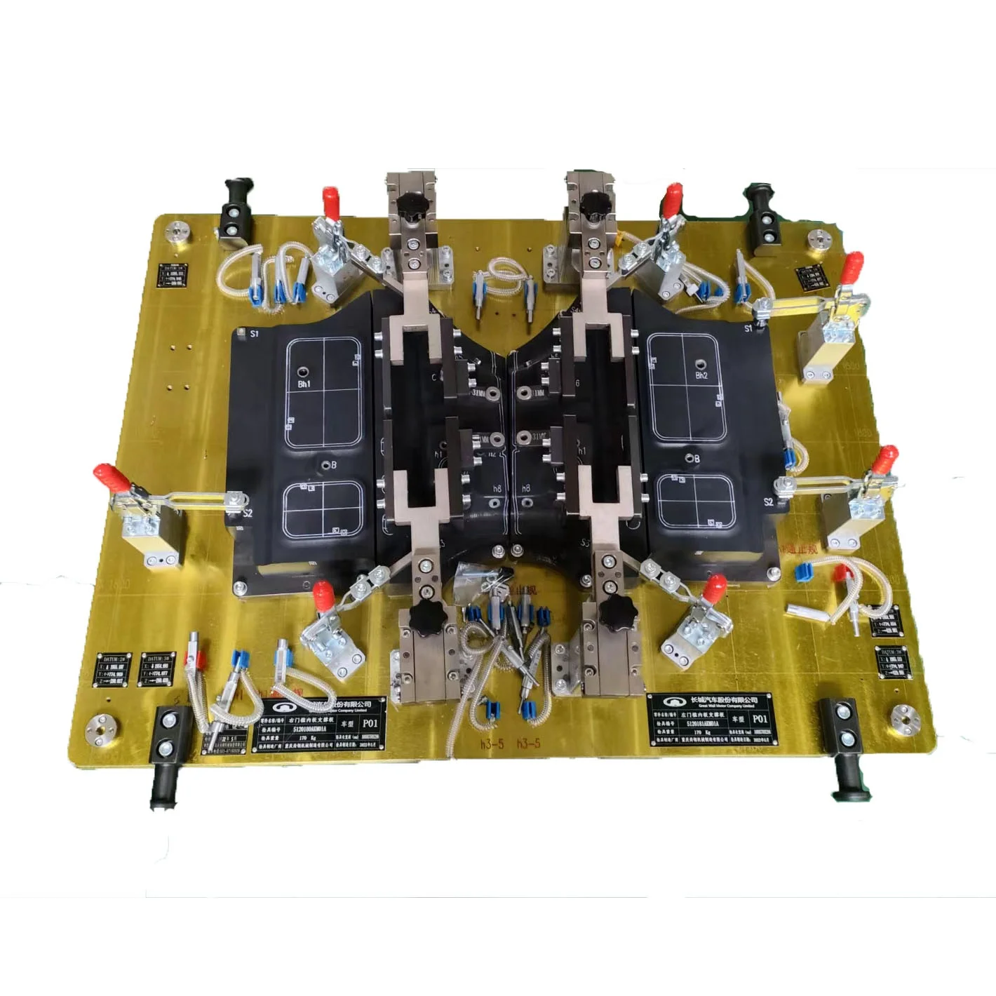 CNC machining Left Door Frame Inner Plate Support Plate Checking Fixture