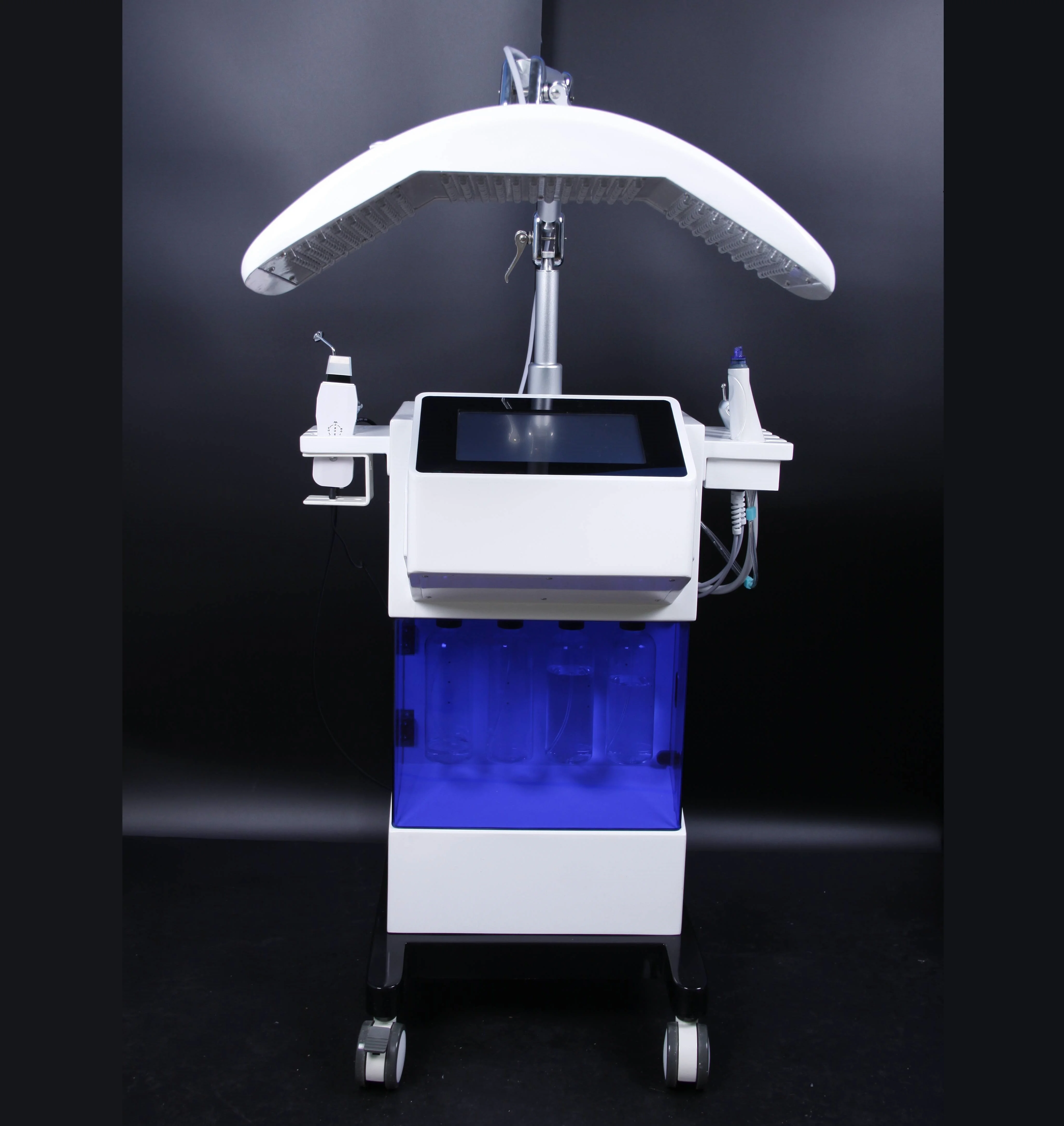 Professional Facial Skin Care Beauty Salon Equipment Hydro Dermabrasion with LED Light Therapy PDT LED Mask 7 lights