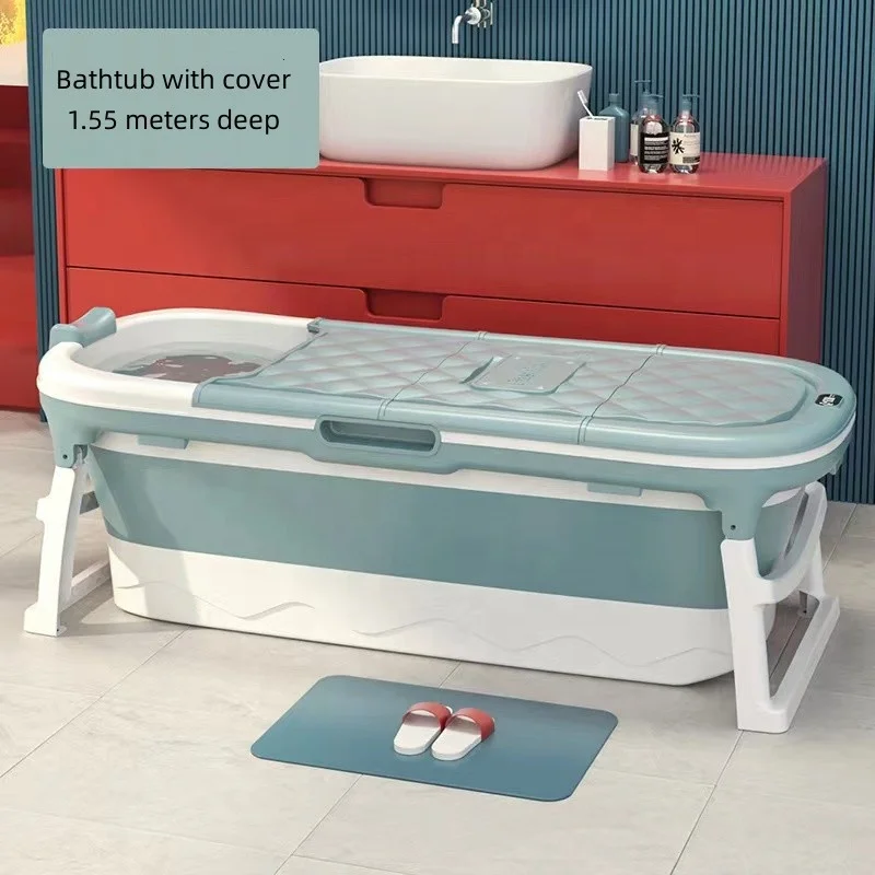 Massage Bathtub Environmental Protection Large Bathtub PP TPE Plastic Adult Household Folding for Babies Tubs Customized Printed