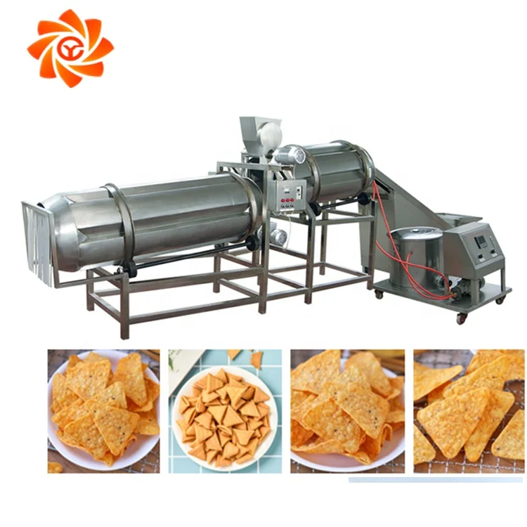 Automatic puffed nacho making machine doritos corn chips machine