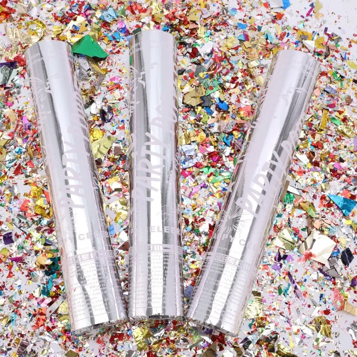 Эксклюзивные вращающиеся цветочные трубки для вечеринок и спрей ручные Свадебные петарды Прямая поставка с завода оптовая продажа конфетти-пушка