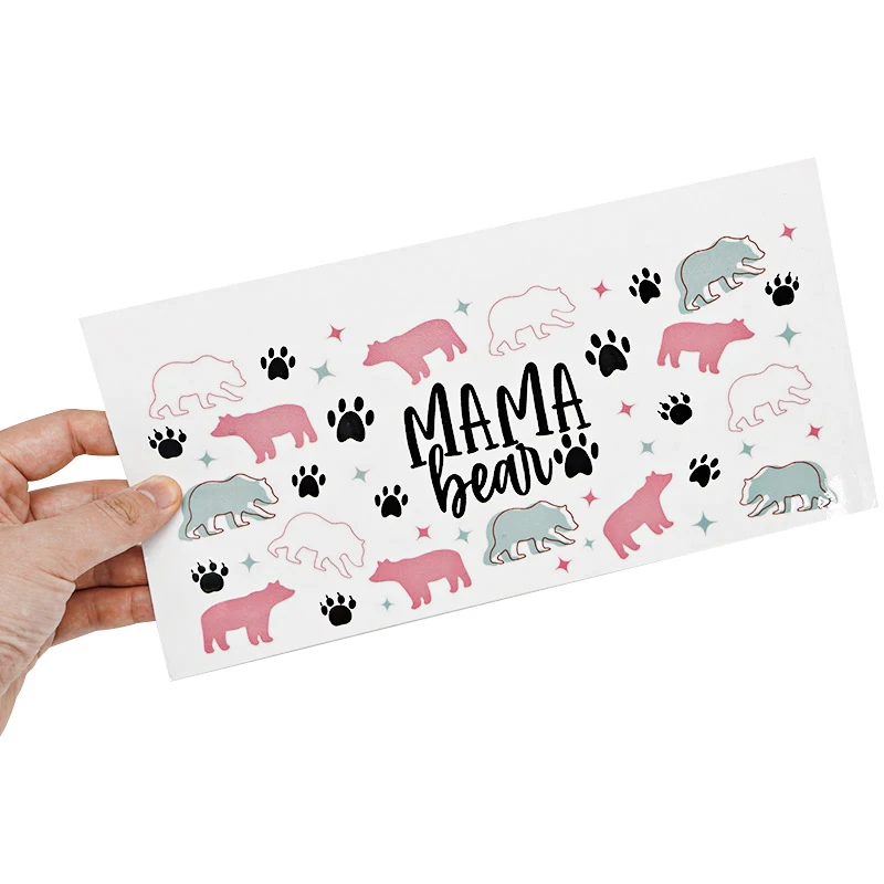 2023 Custom Design Uv Dtf Cup Wrap Transfers 24 Oz Sheets For Tumbler