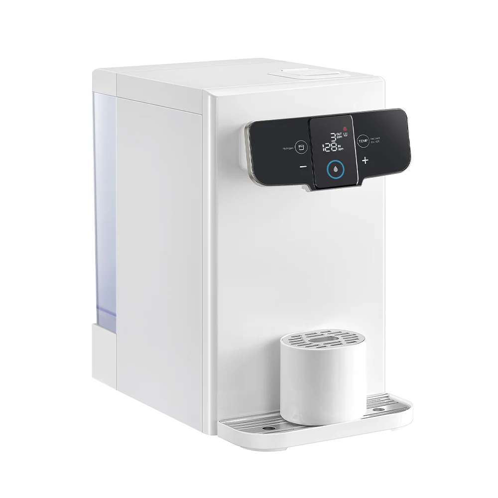 Household Countertop 6 Stages Hydrogen Reverse Osmosis Hot Drinking RO System Water Purifier Filter With TDS Display