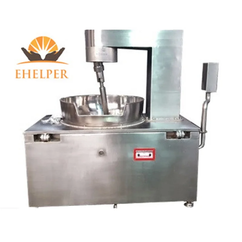 Stainless Steel  Automatic Gas Hot Sauce Cooking Wok Planetary Cooking Pot With Mixer Machine